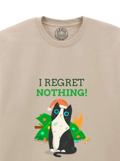 Bluza printata-I Regret Nothing, Unisex