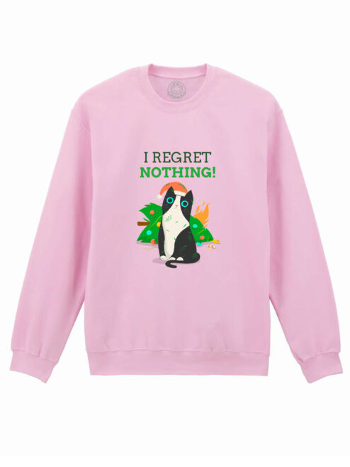 Bluza printata-I Regret Nothing, Unisex
