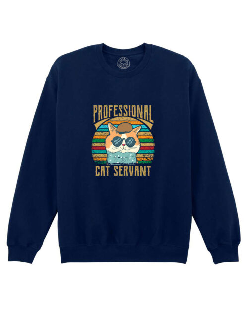 Bluza printata-Professional Cat Servant, Unisex