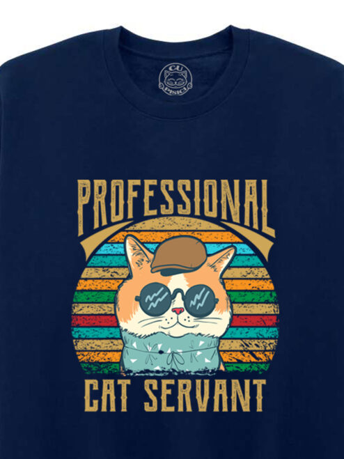 Bluza printata-Professional Cat Servant, Unisex