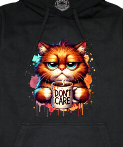 Hanorac printat-Don't care, Unisex