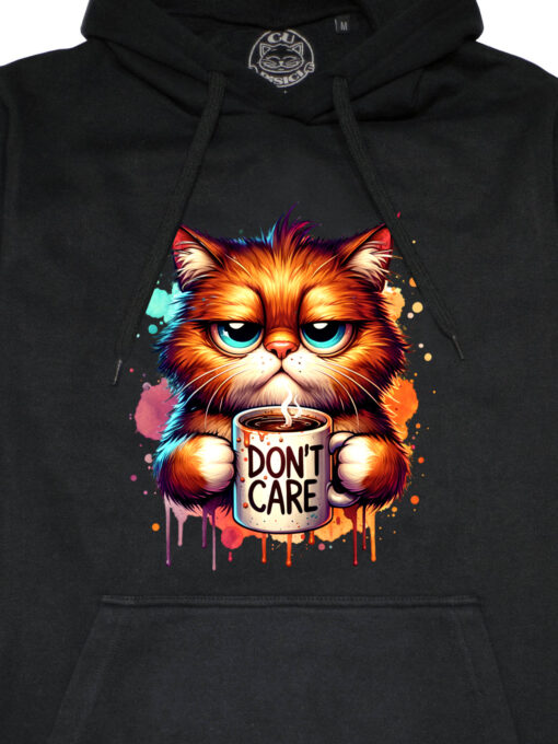 Hanorac printat-Don't care, Unisex