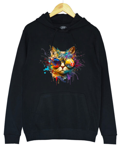 Hanorac printat-Energy Cat, Unisex