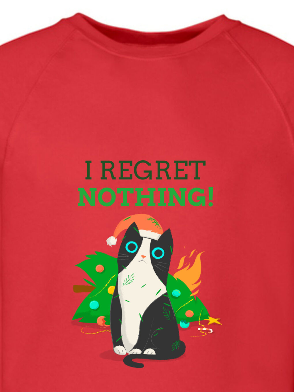 Bluza printata-I Regret Nothing, Barbati, Rosie