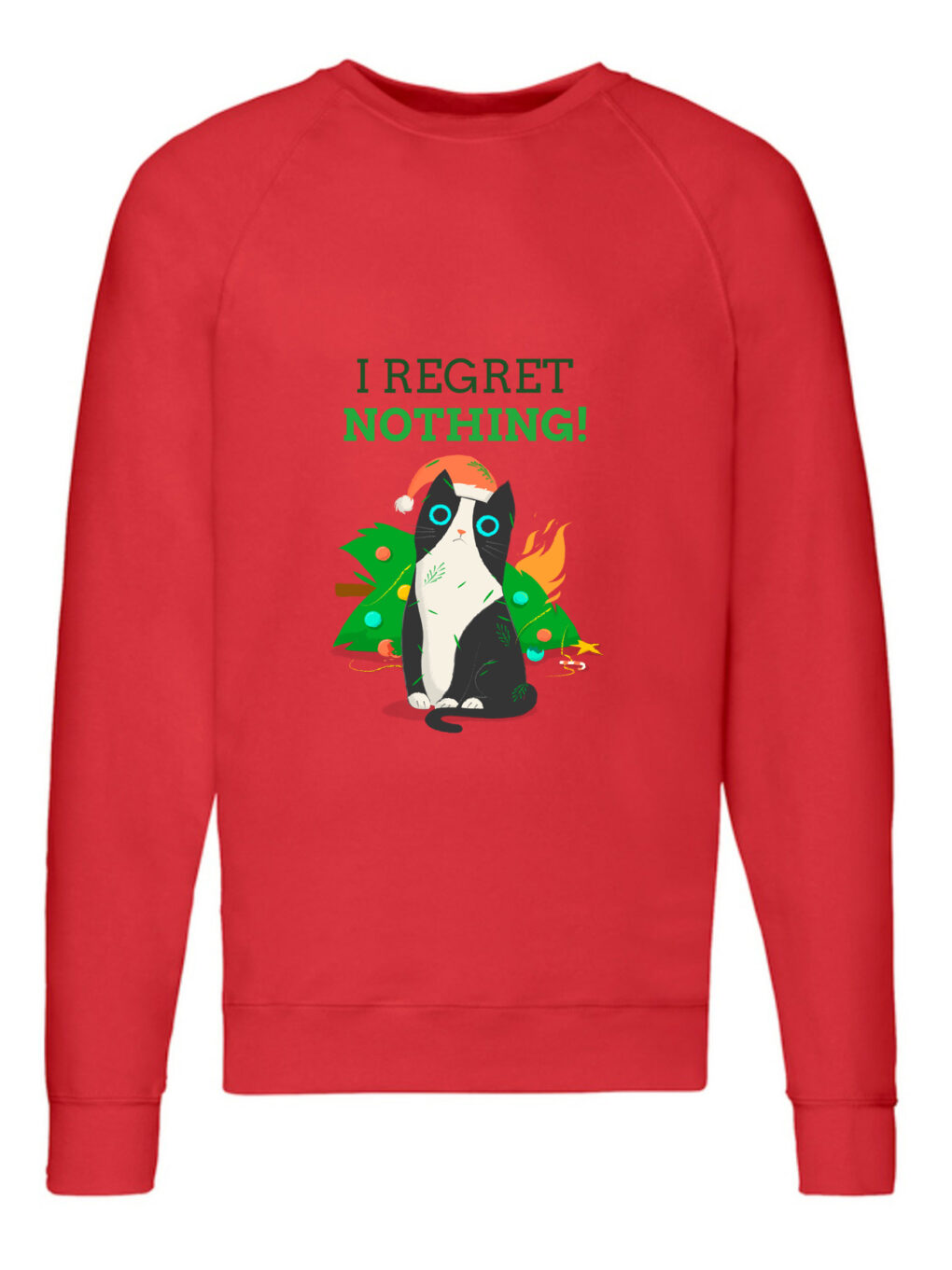 Bluza printata-I Regret Nothing, Barbati, Rosie