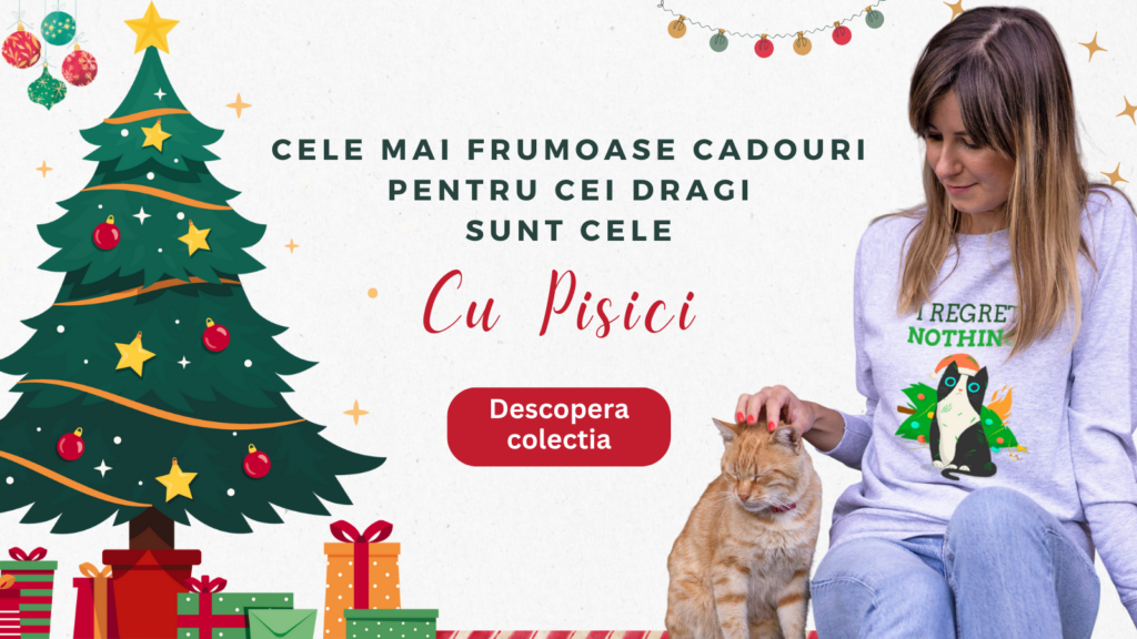 cadouri craciun cu pisici