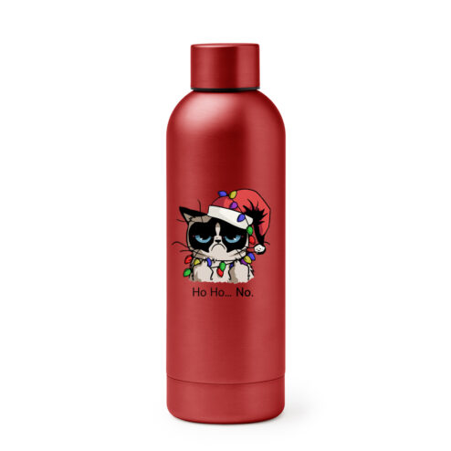 Termos Premium, inox reciclat-Christmas Grumpy Cat