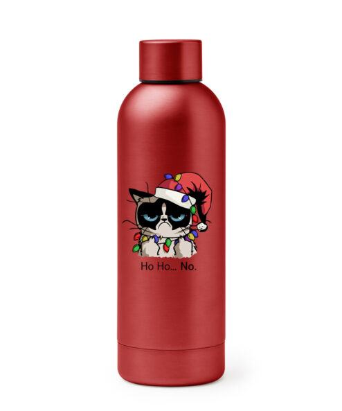 Termos Premium, inox reciclat-Christmas Grumpy Cat