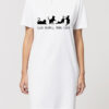 Rochie bumbac organic-Less People, More Cats