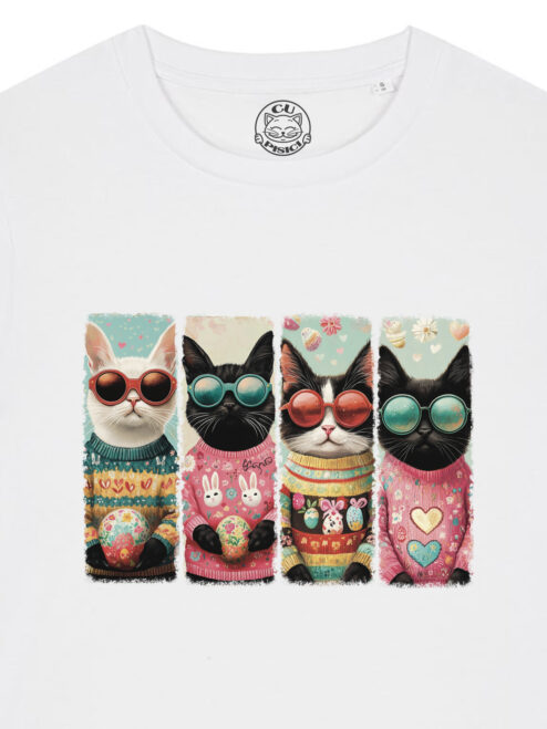 Tricou bumbac organic-Hello Easter, Femei