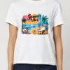 Tricou bumbac organic-Summer Vibes, Femei