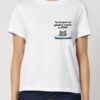 Tricou bumbac organic-Ma gandesc numai la pisici, Femei