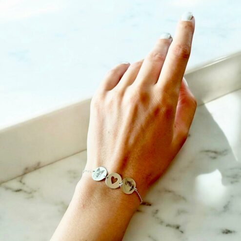 Bratara din Argint Personalizata-Best Friends Forever