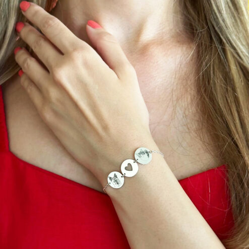 Bratara din Argint Personalizata-Best Friends Forever