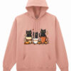 Hanorac printat-Cozy Cats, Unisex