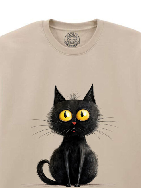 Bluza printata-Zurli Cat, Unisex