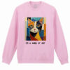 Bluza printata-I'm a Work of Art, Unisex