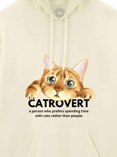Hanorac printat-Catrovert, Unisex