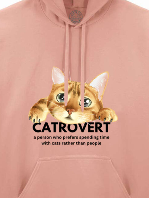 Hanorac printat-Catrovert, Unisex