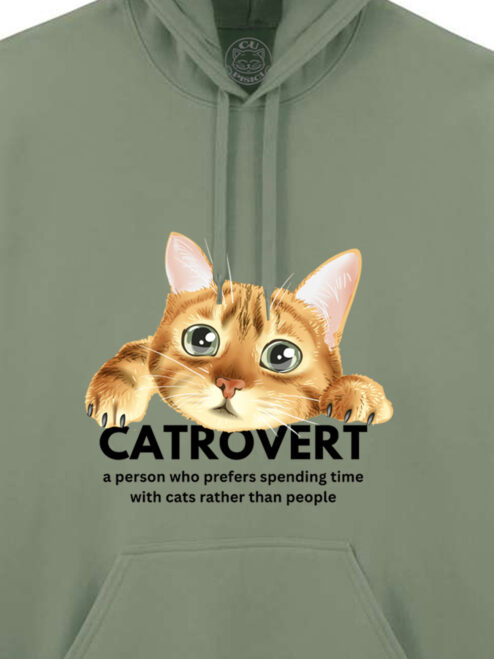 Hanorac printat-Catrovert, Unisex