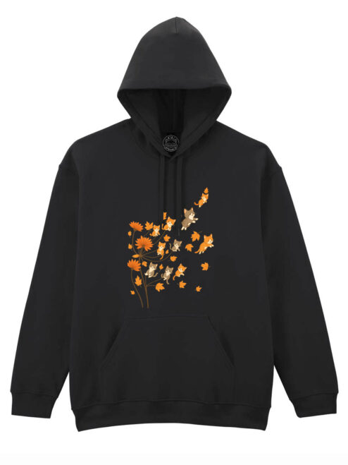 Hanorac printat-Fall Kitty Dreams, Unisex