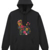 Hanorac printat-Flora Cat, Unisex