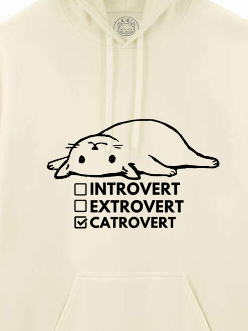 Hanorac printat-Purrsonality, Unisex