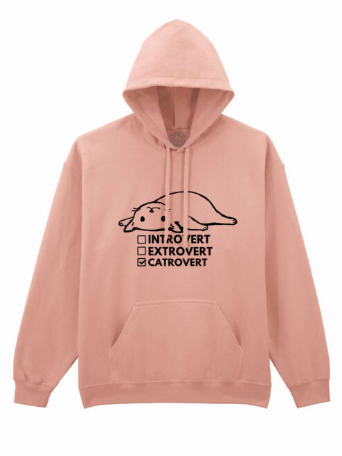 Hanorac printat-Purrsonality, Unisex