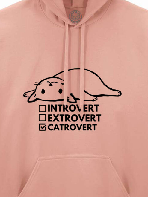 Hanorac printat-Purrsonality, Unisex