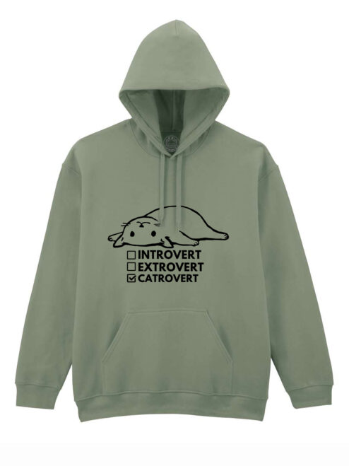 Hanorac printat-Purrsonality, Unisex