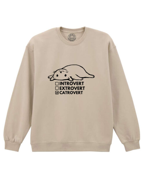 Bluza printata-Purrsonality, Unisex