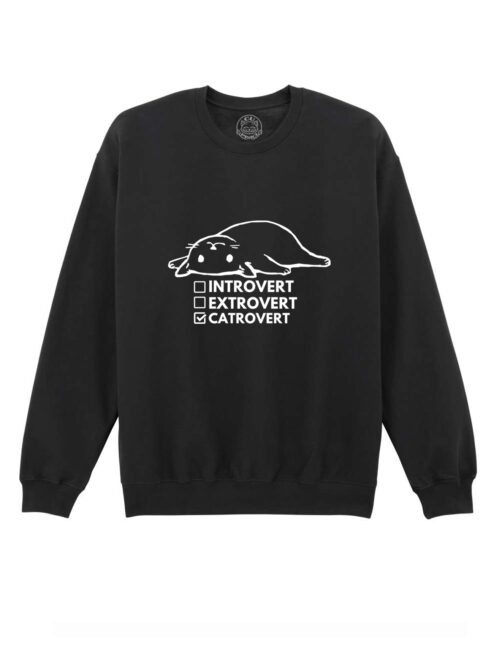 Bluza printata-Purrsonality, Unisex