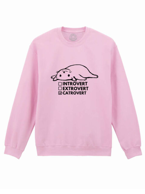 Bluza printata-Purrsonality, Unisex