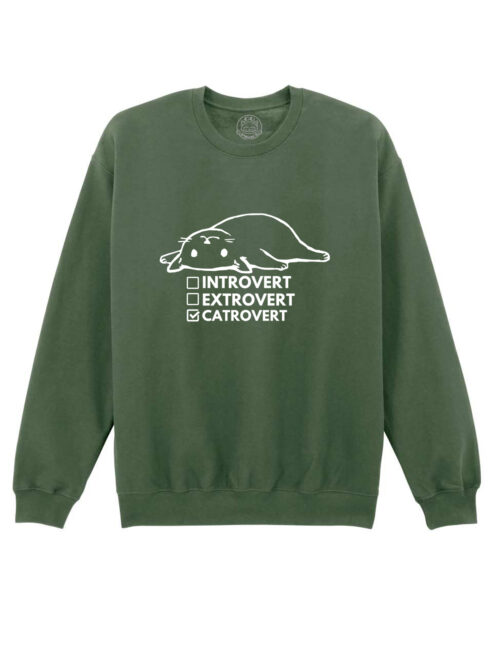 Bluza printata-Purrsonality, Unisex