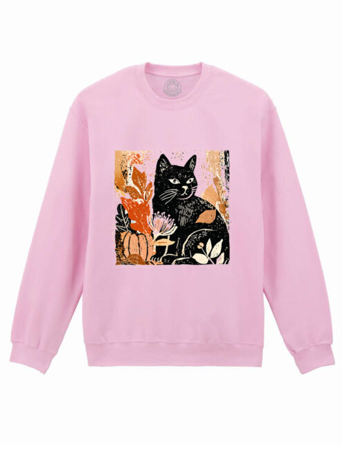 Bluza printata-Sissy Cat, Unisex