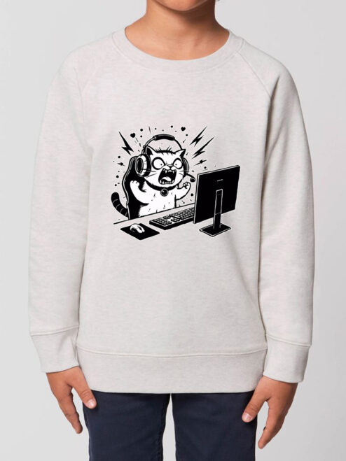 Bluza Premium-Gamer Cat, Copii