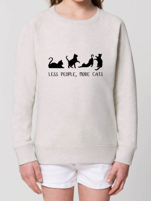Bluza Premium-Less People, More Cats, Copii