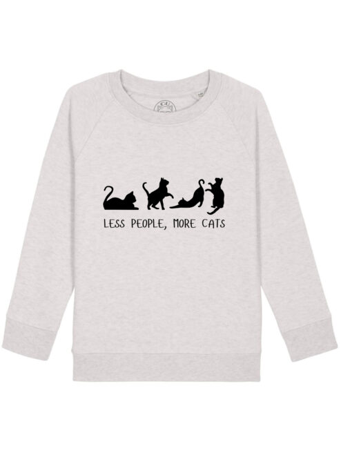 Bluza Premium-Less People, More Cats, Copii