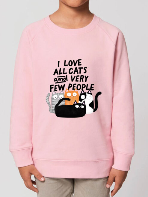Bluza Premium-I Love All Cats and Few People, Copii