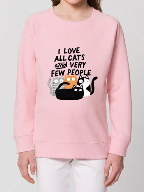 Bluza Premium-I Love All Cats and Few People, Copii