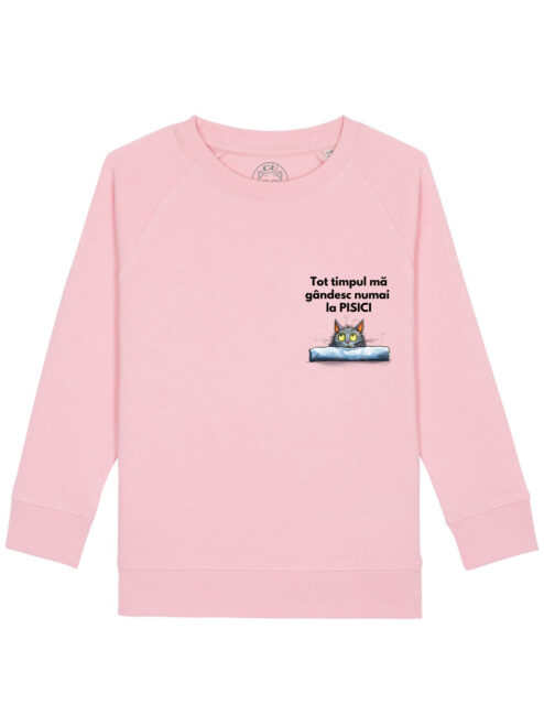 Bluza Premium-Ma gandesc numai la pisici, Copii