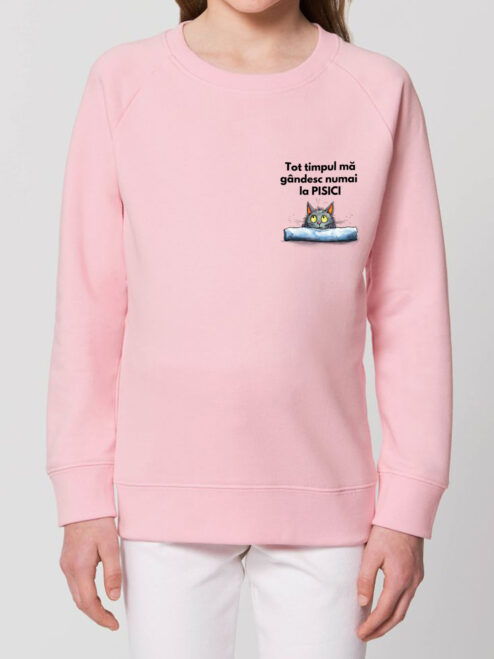 Bluza Premium-Ma gandesc numai la pisici, Copii
