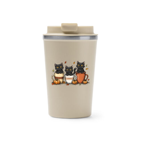 Cana termos cafea-Cozy Cats