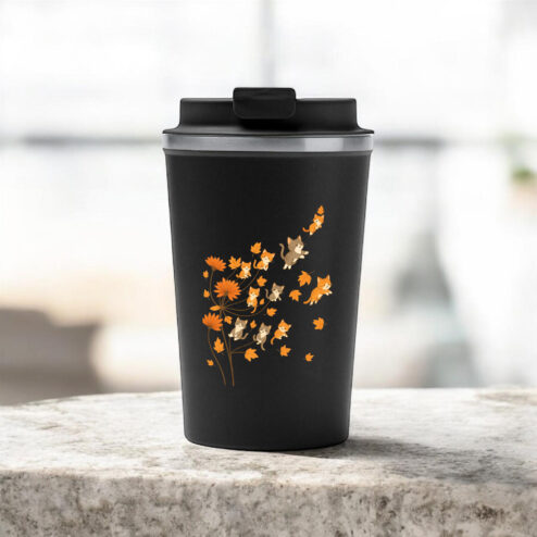 Cana termos cafea-Fall Kitty Dreams