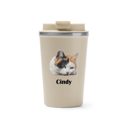 Cana termos cafea-Personalizata cu Poza Pisicii