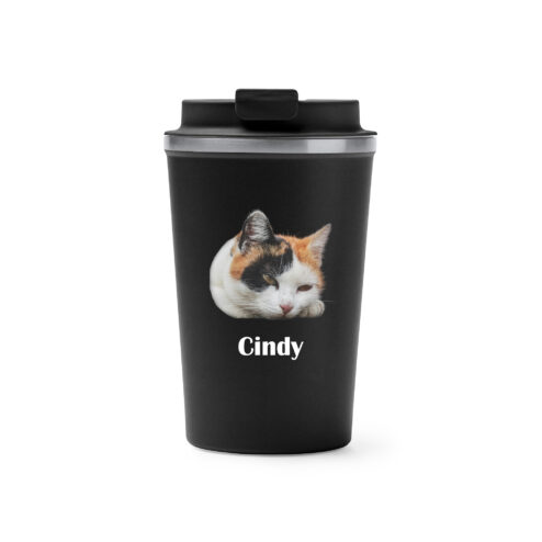 Cana termos cafea-Personalizata cu Poza Pisicii
