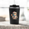 Cana termos cafea-Winter Cat