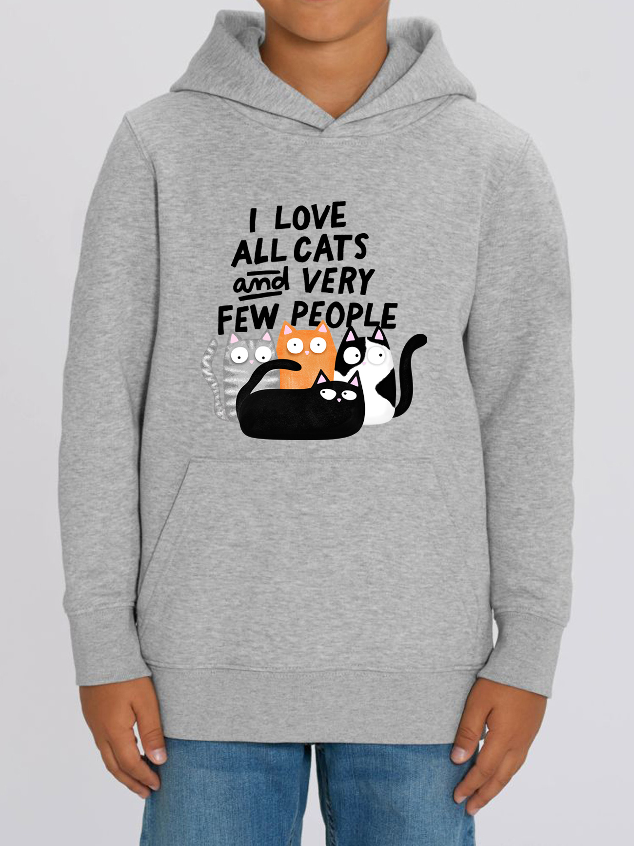 Hanorac Premium-I Love All Cats and Few People, Copii