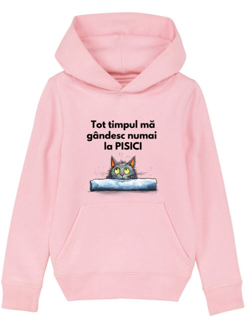 Hanorac Premium-Ma gandesc numai la pisici, Copii