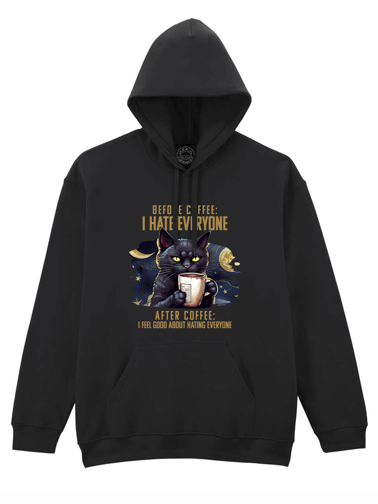 Hanorac printat-After Coffee, Unisex